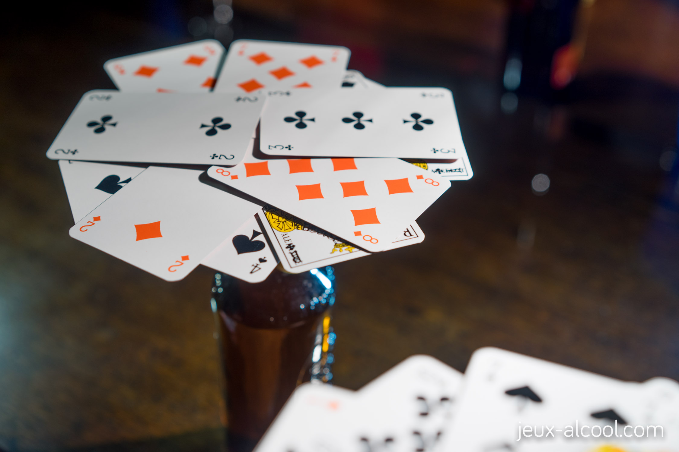 Des cartes, des paris,… Un jeu à boire : Le Purple - Jeux d'alcool 🍺