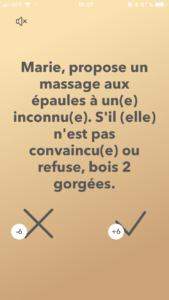 application chopine jeu d'alcool