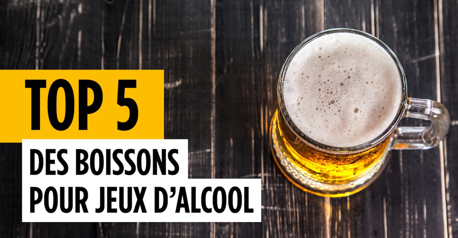 TOP 5 des boissons pour jeux d