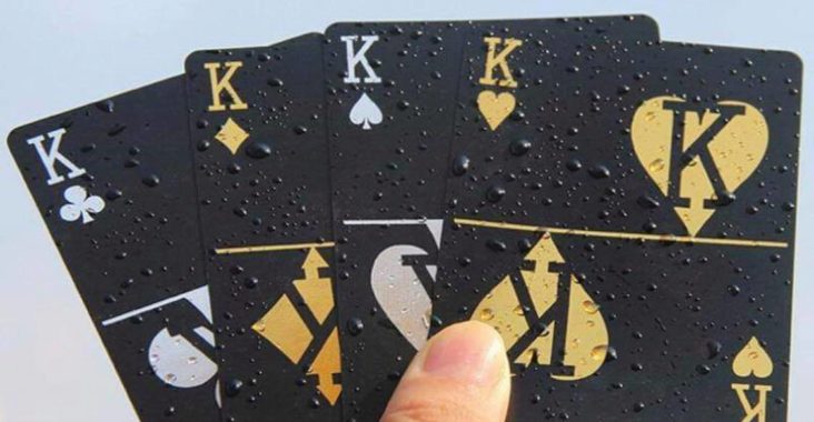 jeu de cartes waterproof