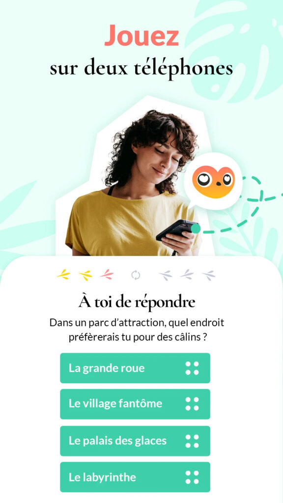 Jouez au jeu à faire en couple LovBirdz